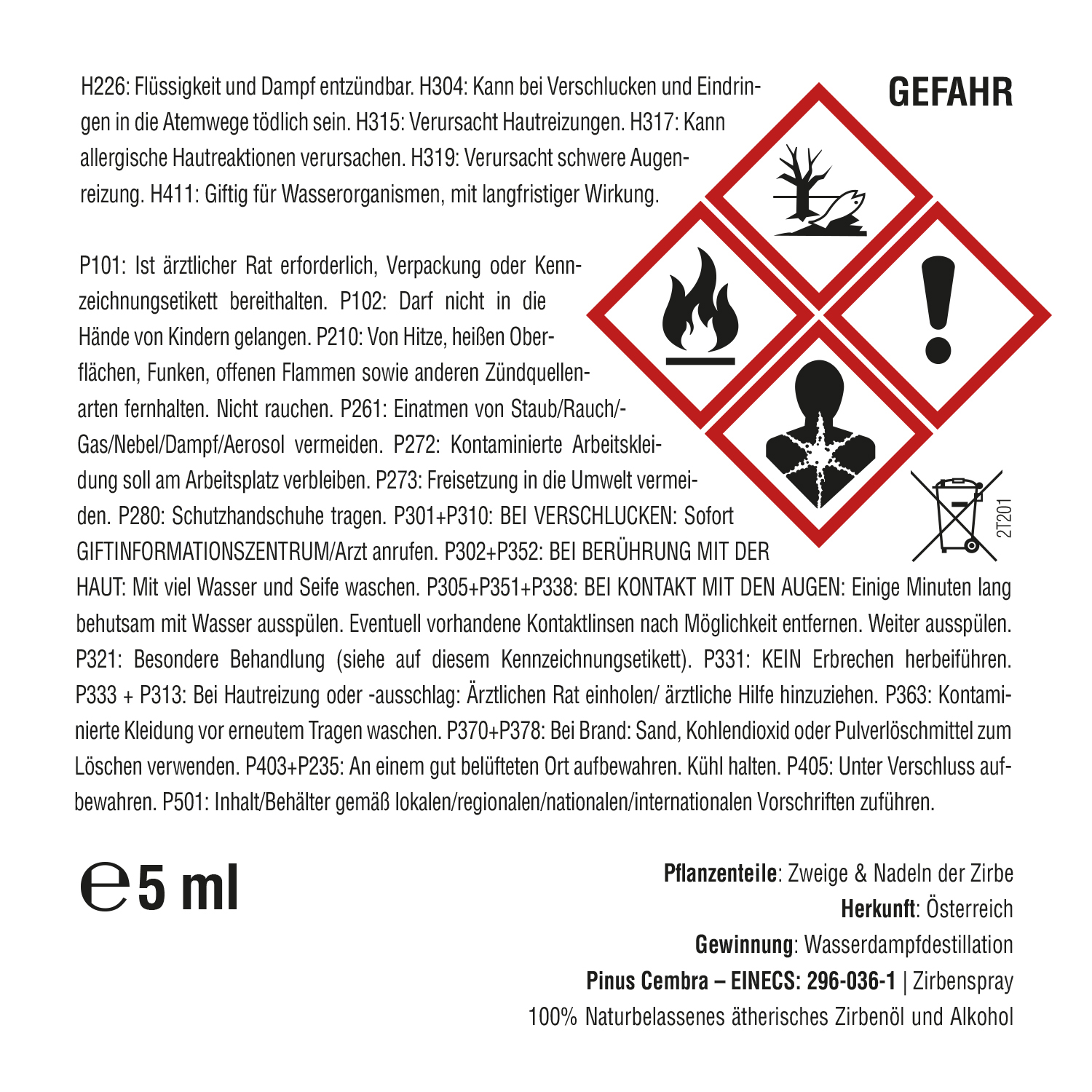 SET Zirben - Autoduft - Lufterfrischer mit Alpenzirbenöl in tannengrün -  Zirbenecke